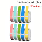10 rolls mix color