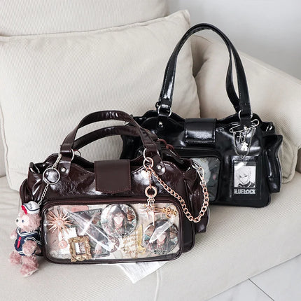 Original Daily underarm bags Versatile Messenger bags Transparent Bag for Female handbag designer bag