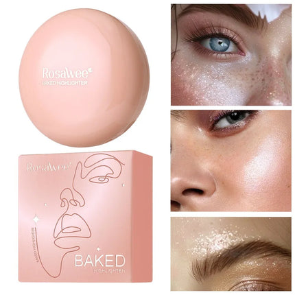 Highgloss Makeup Highlighter Smooth Mashed Potato Texture Highlight Pearlescent Contour Long-lasting Waterproof Body Highlight