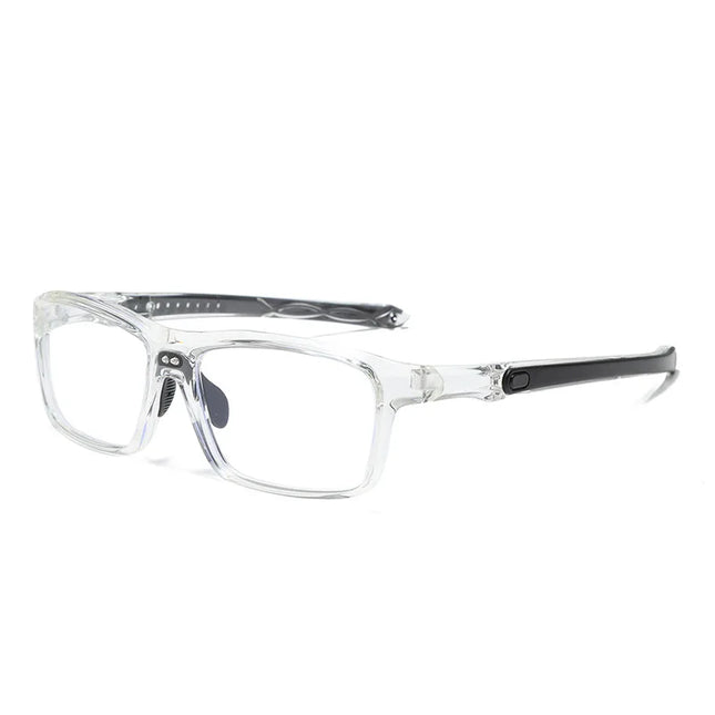 Ultralight TR90 Sports Glasses Frame Men 0 Diopters Blue Light Blocking Radiation Protection Spectacles Women Anti-slip Eyewear