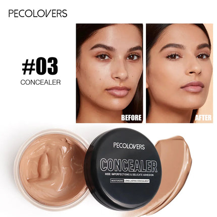 Waterproof Lasting Concealer Cream Moisturizing Full Cover Acne Mark Dark Circles Contour Concealer Makeup Palette Face Makeup