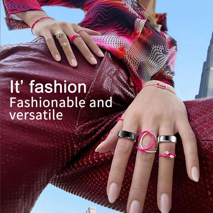 Smart Ring FOR Huawei Xiaomi Heart Sports Ring  Black Technology Sleep Monitoring Xiaomi Bluetooth Suitable for ios/Android