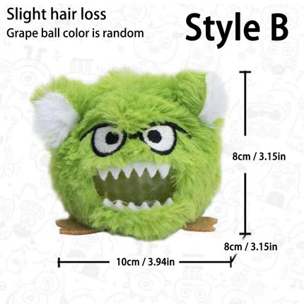 Plush Pinch Toy Creative Stress Relief Toy Grape Ball Pinch Unique Gift
