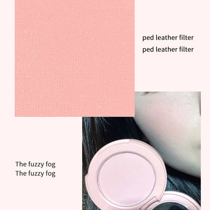 HerorangeHR402 Serbuk Serbuk Monokrom Kalis Air Panjang Tahan Lama Plat Peach Orange Kabus Lembut Lembut Matte Semulajadi Blush