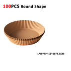 100PCS Round
