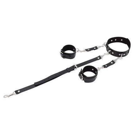 Adult Products Flirting PU Leather Comfortable Handcuffs anklecuffs Restraints Bondage Tool for Beginners SexToys For Couples