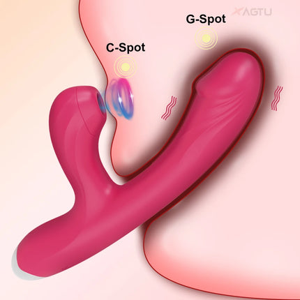 Powerful Sucking Clitoris Vibrator G Spot Clitoral Nipple Stimulator Realistic Dildo for Women Masturbation Adult Erotic Sex Toy
