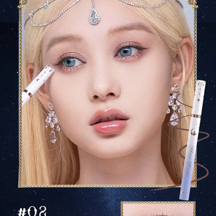 Flower Knows Moonlight Mermaid Waterproof Eyeliner Pen Super Slim Precise All Day Professional Liquid Eye Liner Pencil for Women