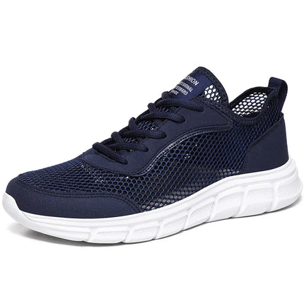 Summer Mesh Shoes Men Sneakers Breathable Light Men's Casual Shoes Lace-Up Walking Footwear Tenis Masculino Zapatillas Hombre