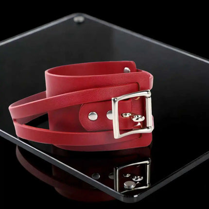 1pc Sexy Hand Wrap PU Leather Handcuff Role Play Bdsm Bondage Slave Games Sex Toys For Couples Erotic Soft Flirting Bracelet