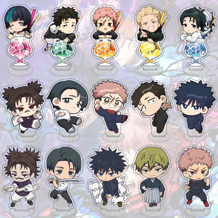 Anime JUJUTSU KAISEN 10CM Acrylic Cute Character Yuta Okkotsu Standing Model Desktop Decoration Fan Gift Keychain