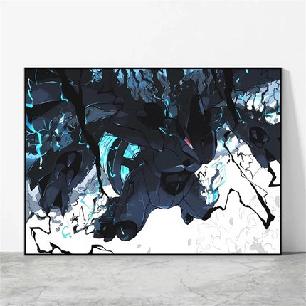 Anime Character Pictures Pokemon Images Classic Charizard Poster Modern Living Room Decoration Paintings Wall Decoration Hanging