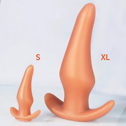 Wearable Anti Drop Soft Anal Plugs Liquid Silicone Huge Butt Plug Prostate Massage Anal Training Comfortable To Wear Butt Plug - DILDO