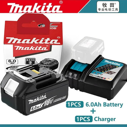 Makita 18V 6.0Ah Battery Original Lithium ion Rechargeable Battery 18V 6000mAh Replacement Battery BL1860 BL1850 BL1860B🏆🏆🏆