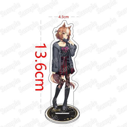 Horse Racing Anime Uma Musume Pretty Derby Acrylic Stand Keyring Tokai Teio Oguri Cap Special Week Clear Figure Collectible Gift