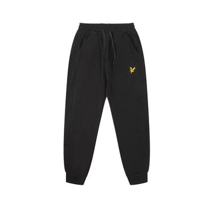 Men's Casual Sportswear Pants Autumn Winter High-Quality Cotton Eagle Logo Embroidered LYLE Trousers for Women Soft comfortable