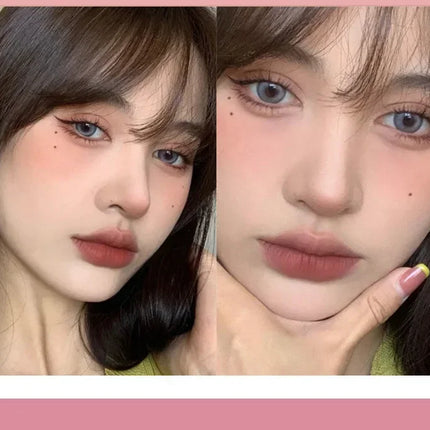 Face Blusher Matte Natural Cheek Tint Brighten Face Waterproof Face Contouring Cosmetics Blush Powder Soft Female Makeup 1pcs