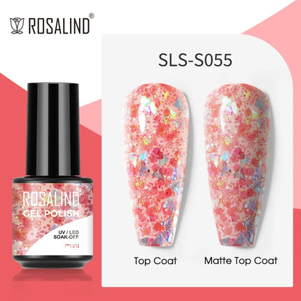 ROSALIND Gel Nail Polish UV Base Top Coat Soff Off Stamping Polish All For Art Manicure Semi Permanant Gel Nail Fast Shipping