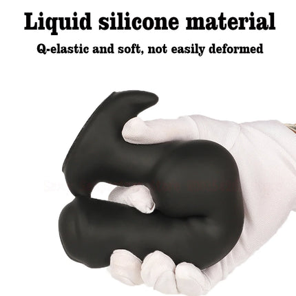 Soft Silicone Dog Dildo Big ButtPlug Stimulation Animal Dildo Fisting Large Anal Sex Toy For Women Men Anal Dilator Masturbation