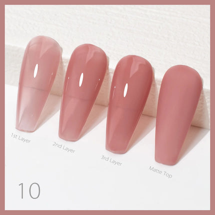9ml CANNI Nail Gel Polish HEMA FREE TPO FREE French Nail Design Rubber Base Gel Builder Nail Gel In Bottle Semi Permanent Gel