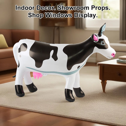 1PC Cow-Shaped Inflatable Is Very Suitable for Pool Party Decoration, Outdoor and Indoor Party Supplies