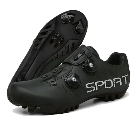 Cycling Shoes Road Bike Men White Breathable SPD Self-Locking Cleat Racing Road Bike Shoes Women Flat MTB Bicycle Sneakers