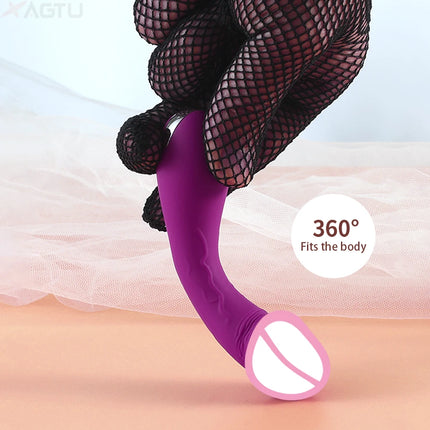 10 Vibrations Realistic Vibrator for Women Female G Spot Dildo Sex Toys Silicone Dildos Finger Vibrators Adult Products 18+