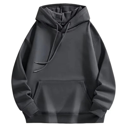 Soft and skin friendly hoodie men's solid color autumn and winter hot selling simple and comfortable sports shirt