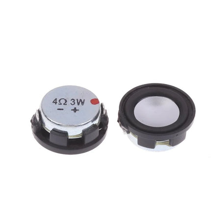 2Pcs Mini Sound Speaker 20/24/28mm 4Ohm 3W 4Ω 3W Full Range Audio Speaker Neodymium Loudspeaker DIY Home Theater