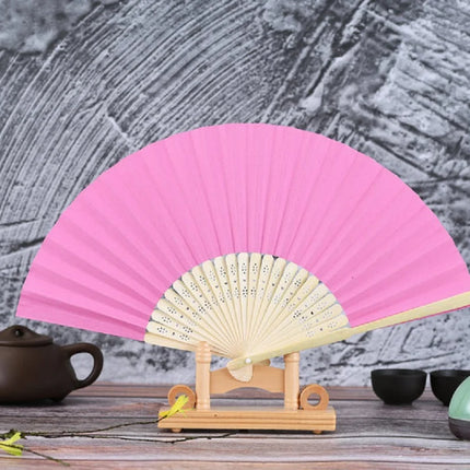 Chinese Style Folding Fan Classical Dancing Cloth Fan Vintage Plastic Animal Dragon Printing Hand Held Fans Photo Props Cosplay