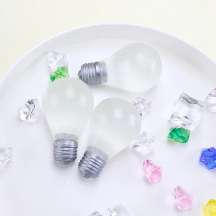 Light Bulb Shaped Luminous Squeeze Toy Children's Toys for Stress Relief Novelty Funny Decompression Birthday Gift Party Hobbies