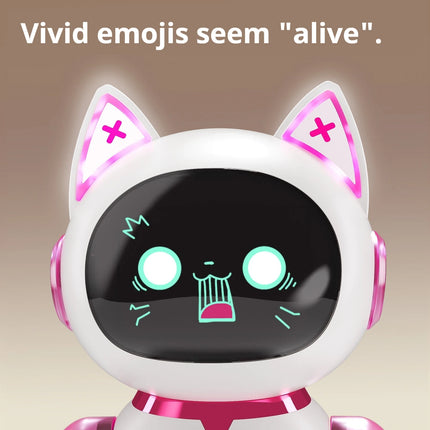 Ai Remote Control Dancing Cat Robot Expression Interactive Intelligent Pet Toy Suitable For Girls Aged 3 To 6 As Birthday Gifts