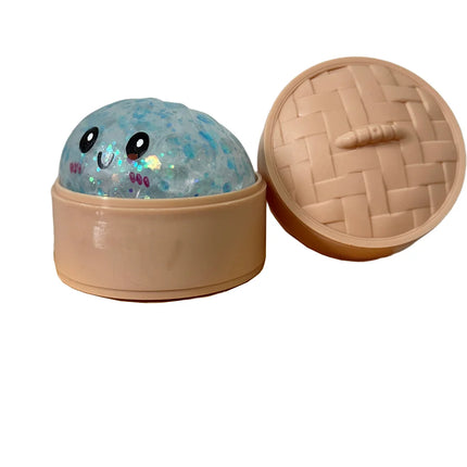 Simulated Dumpling 5.5cm Squishy Relaxing Relieve Anxiety Antistress Enhance Happiness Reusable Rebound Squeeze Reliever Toy