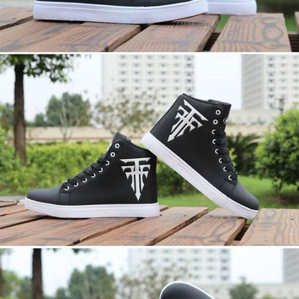 White Sneakers Man Vulcanized Sneakers Male Comfortable High Top Shoes Men Autumn Spring 2022 Fashion Mens Shoes Vulcanize Shoes