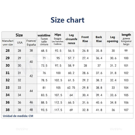 OUSSYU Brand New Spring Summer Men's Casual Pants Slim Pant Straight Thin Trousers Male Fashion Stretch Khaki Jogging 28-38