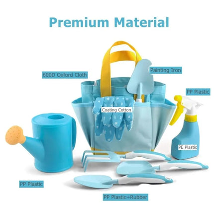 Gift Candy Color Garden Tool Set Shovel Trowel Children Planting Tool Kit Fork Watering Can Garden Loosening Soil