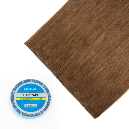 BOYMIA Invisible Long Tape PU Weft Human Hair Injected Tape In Hair Extensions Silky Easy to Use Remy Human Hair 12-22 Inch