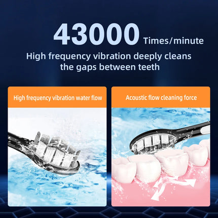 S9 Sonic Electric Toothbrush Cordless USB Rechargeable Ultrasonic Whitening Waterproof Automatic Tooth Brush for Oral Care