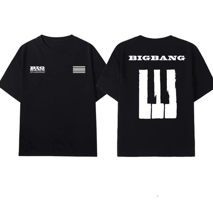 Bigbang 20th Anniversary Concert T-Shirt G-Dragon fans Short Sleeve Unisex women Breathable Sweat Absorbent  t-shirt men hoodies