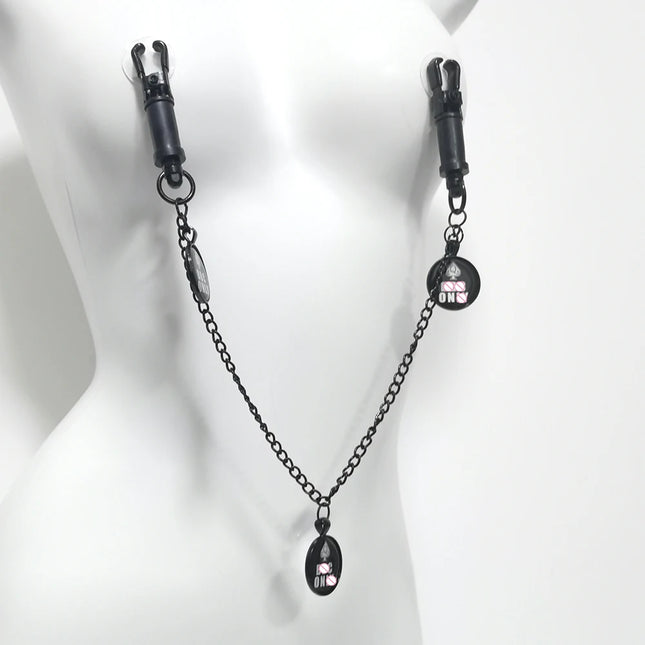 Nipple Clamps Spades Pattern Metal Nipple Clamps Unisex BDSM Games Teasing Stimulating Nipples Adult Sex Toys for Couples 18+
