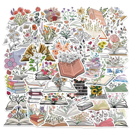 10/50/100pcs Mix Kindle Smut Bookish Dark Romance Reading Book Stickers Aesthetic DIY Scrapbooking Notebook Laptop Phone Sticker