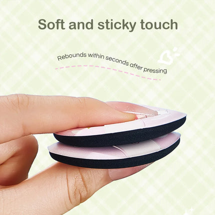 GECOMO 8 PCS Peach Powder puff Series Super Soft Wet And Dry Dual-use Skin-friendly Makeup Sponge