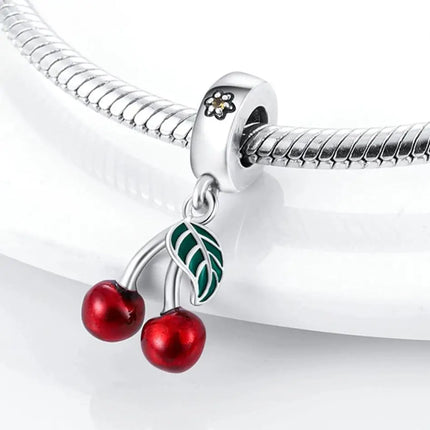 Charms Beads 925 Silver For Women Tulip Starlight Travel Coffee Fit Original Pan Bracelet Pendant DIY Fashion Jewelry Gift