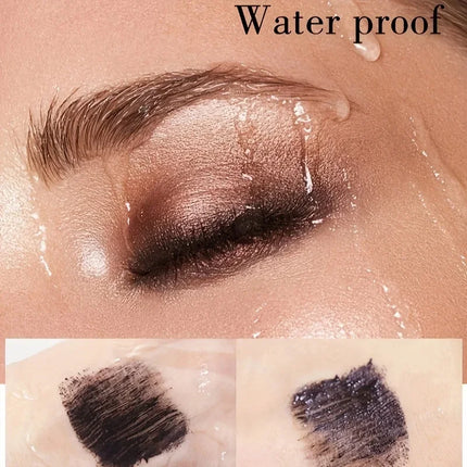 5D Mascara Waterproof Thickening Lengthening Curling Liquid Fiber Mascara Long-Lasting Curling Eyelash Extension Cosmetics