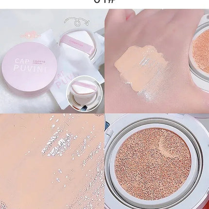 Concealer Air Cushion Naturally Long-lasting Makeup Brightening, Modifying Dullness Not Easy To Get Stuck Cappuvini Liquid Found