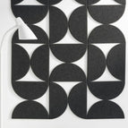 black / 30x15cm-12 PCS