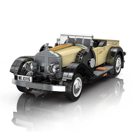 Creative Technical T50 Vintage Car Set Building Block The MOC Fantom Vintage Car Model Assembly Brick Toys For Kids Gifts