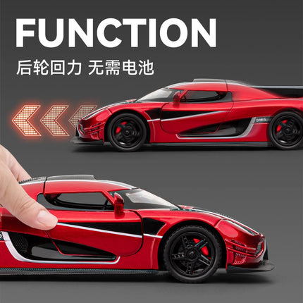 1:32 KNSG ONE 1 ONE-1 Miniature Toys Cars Alloy Diecast Models Boy High Simulation Miniature Holiday Present And Home Trendy Toy
