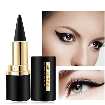 Waterproof Matte Eye liner Gel Fast Drying Smudge Proof Long Lasting Makeup Professional Eyeshadow Pen For Women Girls