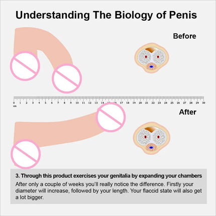 New Penis Enlargement Device Cock Master Extender Penis Enlargement Stretch Clamp Vacuum Cup Men Penis Growth Traction Device